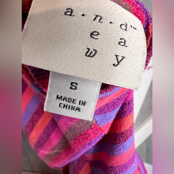 A New Day™ Women's Plus Size Striped Sleeveless Wrap Front Cami A New Day™ Pink - Picture 4 of 4